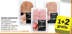 Albert Heijn Charles vleeswaren aanbieding