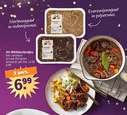 Albert Heijn AH Wildstoofpotjes aanbieding