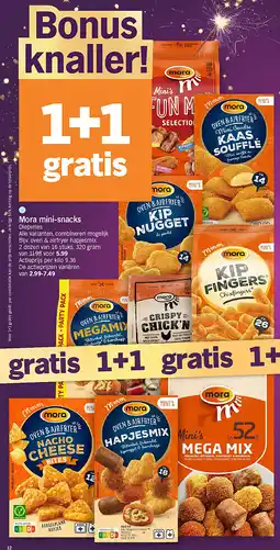 Albert Heijn Mora mini-snacks aanbieding