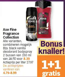 Albert Heijn Axe Fine Fragrance Collection aanbieding