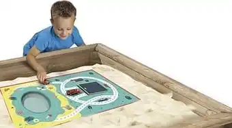 Dreamland SES zand speelmat - Water en wegen aanbieding