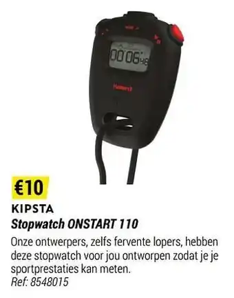 Stopwatch onstart 110