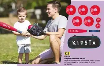 Decathlon Complete baseballset ba 100 aanbieding