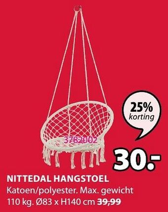 Nittedal hangstoel