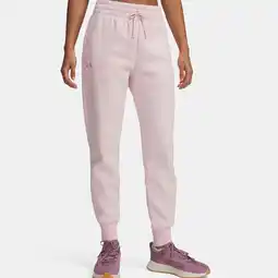 Decathlon Dames Joggingbroek Ua Rival Fleece Van Under Armour Lichtroze aanbieding