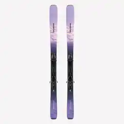 Decathlon All-mountainski's met bindingen voor dames Stance 84 W paars aanbieding