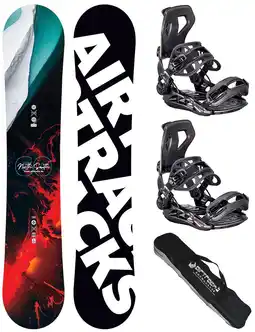 Decathlon Heren Snowboard Set: Board North South 4 + Master Binding Maat L + Snowboardtas aanbieding