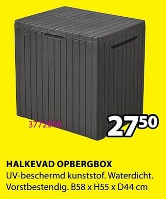 Jysk Halkevad opbergbox aanbieding