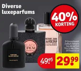 Diverse luxeparfums