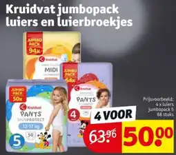 Kruidvat Kruidvat jumbopack luiers en luierbroekjes aanbieding