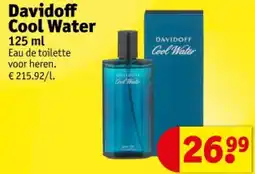 Kruidvat Davidoff Cool Water aanbieding