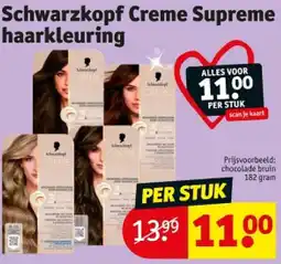 Kruidvat Schwarzkopf Creme Supreme haarkleuring aanbieding