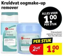 Kruidvat Kruidvat oogmake-up remover aanbieding