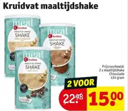 Kruidvat Kruidvat maaltijdshake aanbieding