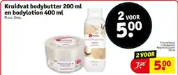 Kruidvat Kruidvat bodybutter 200 ml en bodylotion 400 ml aanbieding
