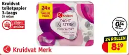 Kruidvat Kruidvat toiletpapier 3-laags aanbieding