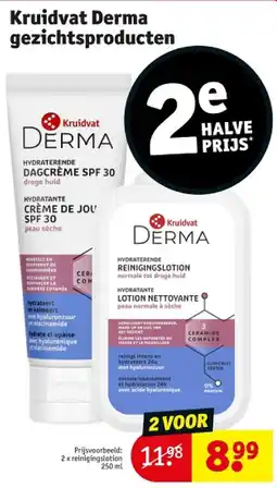 Kruidvat Kruidvat Derma gezichtsproducten aanbieding