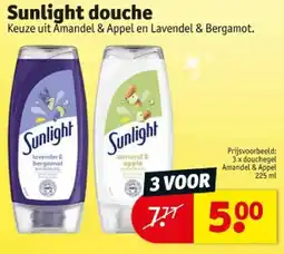 Kruidvat Sunlight douche aanbieding