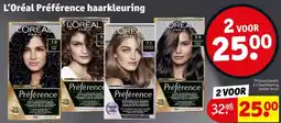 Kruidvat L'Oréal Préférence haarkleuring aanbieding