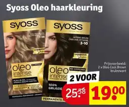 Kruidvat Syoss Oleo haarkleuring aanbieding