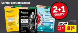Kruidvat Garnier gezichtsmasker aanbieding