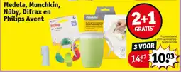 Kruidvat Medela, Munchkin, Nûby, Difrax en Philips Avent aanbieding