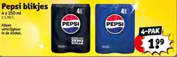 Kruidvat Pepsi blikjes aanbieding