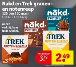 Kruidvat Nakd en Trek granenen notenreep aanbieding