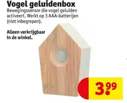 Kruidvat Vogel geluidenbox aanbieding