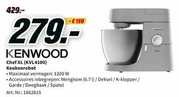 kenwood keukenrobot chef xl kvl4100s