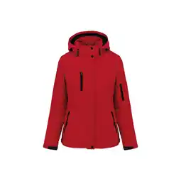 Decathlon Dames softshell hoodie jack met voering Kariban aanbieding