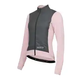 Decathlon Hybrid Fulzip jersey voor dames gewatteerd - P-WHITE MARBLE W - wit aanbieding