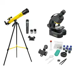 Decathlon NATIONAL GEOGRAPHIC telescoop + microscoop set voor beginners aanbieding