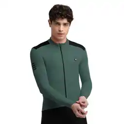 Decathlon Heren Fietsen thermisch wielershirt SRX M4 Volta Legergroen aanbieding