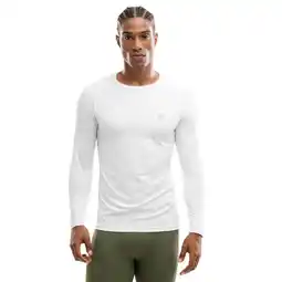 Decathlon Heren Fitness shirt met lange mouwen Air Wit aanbieding