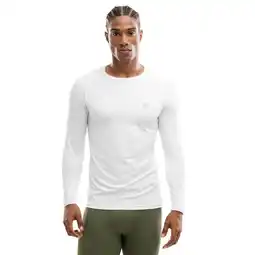 Decathlon Heren Fitness shirt met lange mouwen Air Wit aanbieding