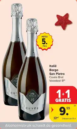 Carrefour Italië Borgo San Pietro aanbieding