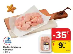Carrefour Kipfi let in blokjes Carrefour aanbieding