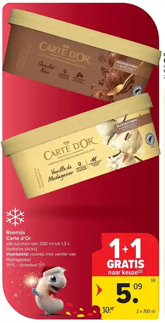 Roomijs Carte d’Or