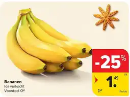 Carrefour Bananen aanbieding