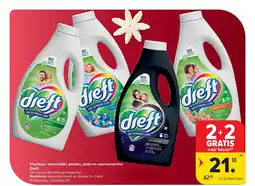 Carrefour Vloeibaar wasmiddel, poeder, pods en wasverzachter Dreft aanbieding