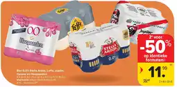 Carrefour Bier 0,0% Stella Artois, Le e, Jupiler, Corona en Hoegaarden aanbieding