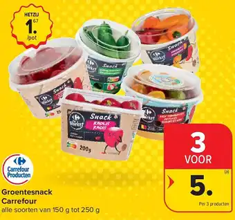 Carrefour Groentesnack Carrefour aanbieding