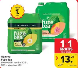 Carrefour Gamma Fuze Tea aanbieding