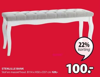 Jysk Stenlille Bank aanbieding