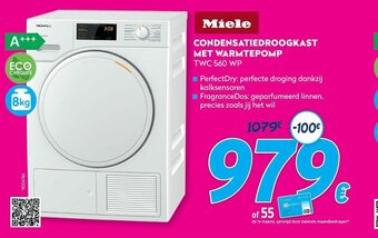 Krëfel Miele Condensatiedroogkast met warmtepomp TWC 560 WP 8 kg aanbieding