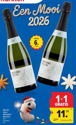 Carrefour Spanje Cava Montañas Rocosas aanbieding