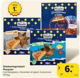 Carrefour Driekoningentaart Pasquier aanbieding