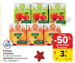 Carrefour Fruitsap Carrefour aanbieding