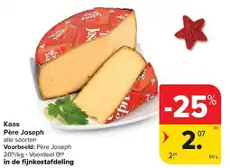 Carrefour Kaas Père Joseph aanbieding